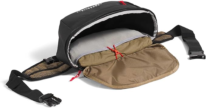 The North Face Borealis Convertible Pack - Commuter Laptop Backpack, Removable Lumbar Pack, Water Repellent Finish, Cedar/Lava Red, One Size