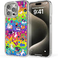 Generic Phone Case Pattern Pc Vomit Bumper Lisa Scratch Frank Cute Rainbow TPU Y2k Accessories Collage Compatible with iPhone 13 Pro Max Anti-Scratch Clear Transparent