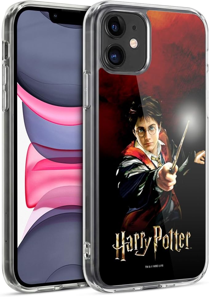 Head Case Designs Officially Licensed Harry Potter Harry Portrait Prisoner of Azkaban II Gel Case [Military Grade Protection] Compatible with Apple iPhone 11 and Compatible with MagSafe