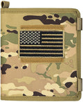 Tactical Map Case Multifunctional Map Pouch with Pen EDC Tool Holder Map Protector Foldable Map Storage Bag with Clear Window for Reading Map while Outdoors or Hiking (CP)