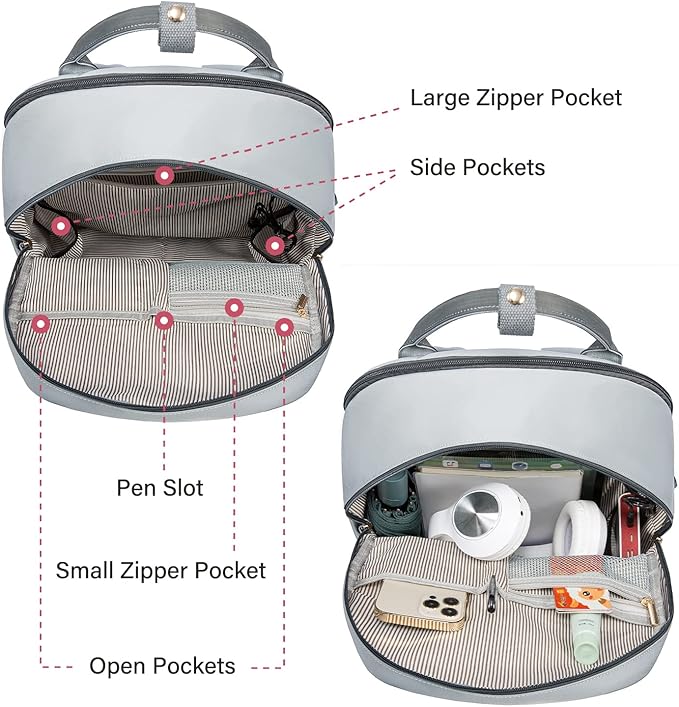LOVEVOOK Laptop Backpack for Women Men, 17.3 Inch Laptop Bag with USB Port Fashion Waterproof Backpacks Teacher Nurse Stylish Travel Bags Vintage Daypacks Bookbag for College School Work