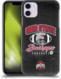 Head Case Designs Officially Licensed Ohio State University Vintage Football Graphics Hard Back Case Compatible with Apple iPhone 11