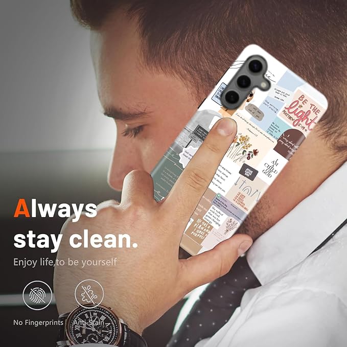 Compatible for Samsung Galaxy A56 5G Case, Dual Layer Heavy Duty 2 in 1 Shockproof Protective Phone Case,Christian Bible Verses