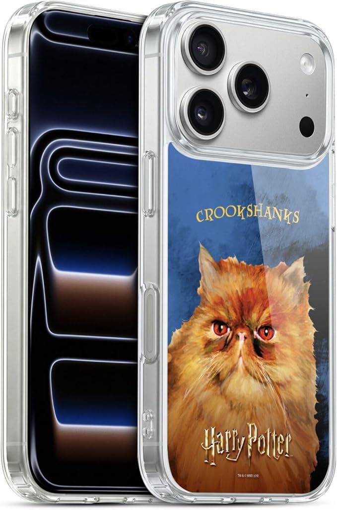 Head Case Designs Officially Licensed Harry Potter Crookshanks Prisoner of Azkaban II Gel Case [Military Grade Protection] Compatible with Apple iPhone 17 Pro