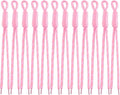 Paracord Keychain Paracord Bag Charm 12pcs Braided Nylon Rope Keychain Cord for Bag Purse Backpack Handbag