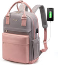 LOVEVOOK Laptop Backpack for Women 15.6 Inch Laptop Bag with USB Port, Fashion Waterproof Backpacks Teacher Nurse Stylish Travel Bags Vintage Daypacks Bookbag for College School Work