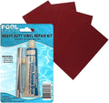 Heavy Duty Vinyl Repair Patch Kit | Vinyl Cement Adhesive Glue and Colored Patches for Inflatables Boat Raft Kayak Air Beds Inflatable Mattress Hole Repair