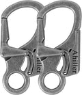 Ahiller Carabiner Clip, Double Anti-Misopening Locking Design, 3" Zinc Alloy Heavy Keychain for Outdoor Camping Hiking, Key Ring Clip