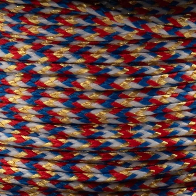Paracord Planet Micro Paracord – Thin Braided Cord for Crafting, Fishing, and DIY Projects in 125 ft Spools – Super