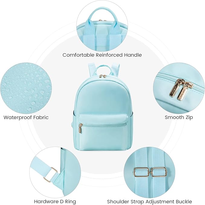 LOVEVOOK Mini Backpack for Women Light Weight Small Waterproof Backpack Purses Daily Backpack… | Light Weight