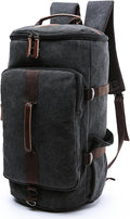 IT'SCARL Large backpack for men, Backpack for travel, Mens backpack,Waterproof, Carry on, Big bag, Short distance business trip work bag (black)