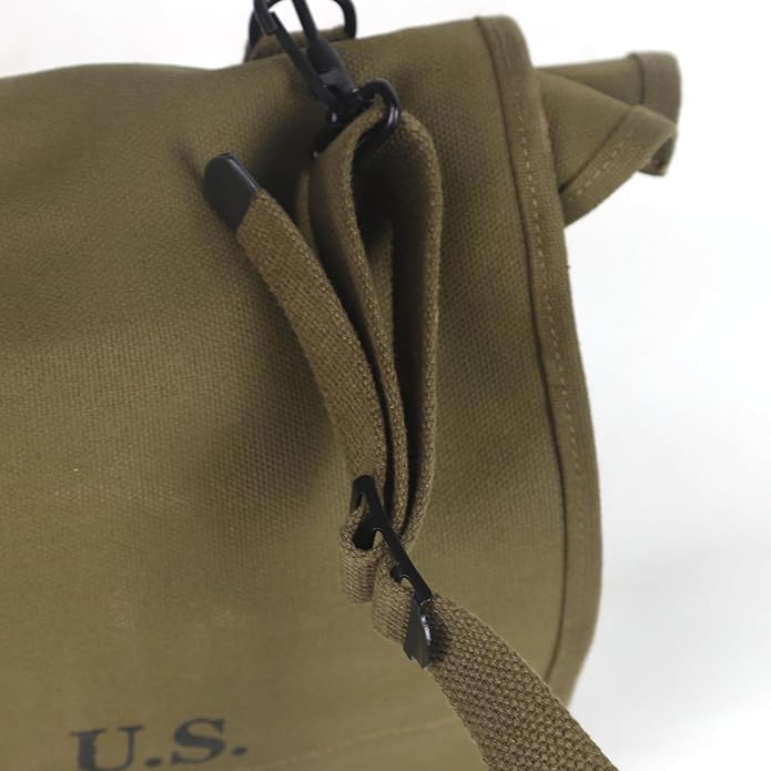 WWII WW2 US Map Case Canvas Olive Green