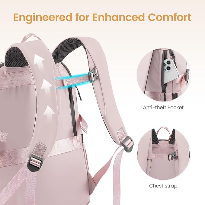 LOVEVOOK Mens Backpack with Giant Tumbler Holder Pocket,15.6 Inch Everyday Laptop Backpack Commuter Travel Work Computer Bag for Women,Waterproof Hiking College Teacher Back Pack Casual Daypack,Khaki