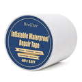 Breliter Inflatable Waterproof Repair Tape - Waterproof TPU Patch Repair Kit, Sealing Repair Tape for Air Mattress, Bounce House, Inflatable Toys, Swimming Ring - 4in x 6.6ft
