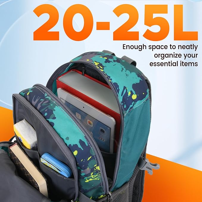 sunhiker Small Hiking Backpack Women Men 20L Lightweight Travel Backpack Daypack Casual Backpack For Cycling Outdoor Camping