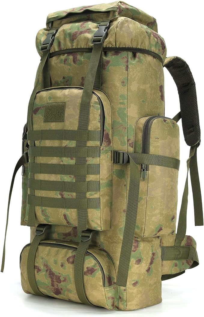Hiking Backpack for Men 70L/100L Camping Backpack Military Rucksack Molle 3 Days Assault Pack for Climbing | Camping Backpack, 3 Days Assault Pack, for Climbing
