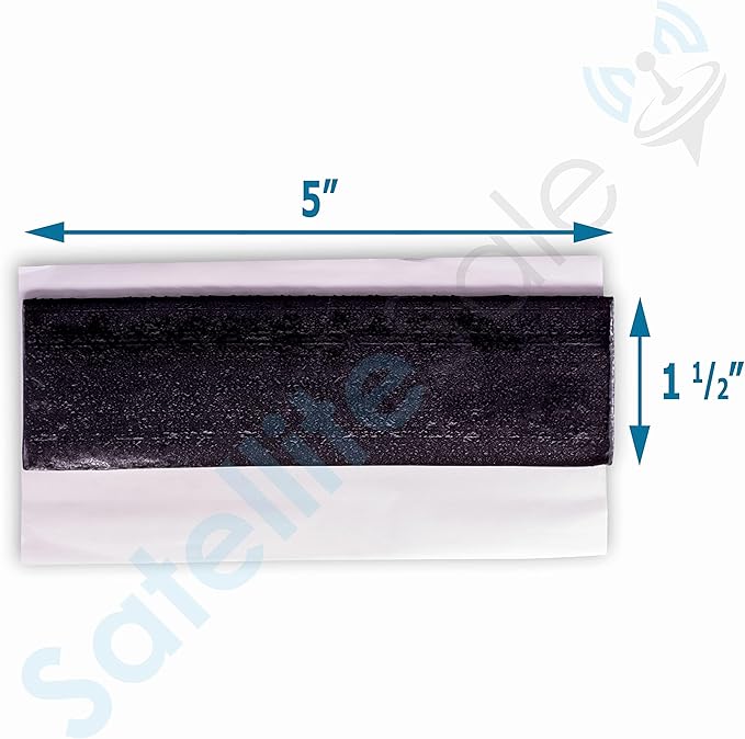 SatelliteSale Universal 1-1/2” x 5” Roof Mastic Pitch Pads Pack of 4 Pcs