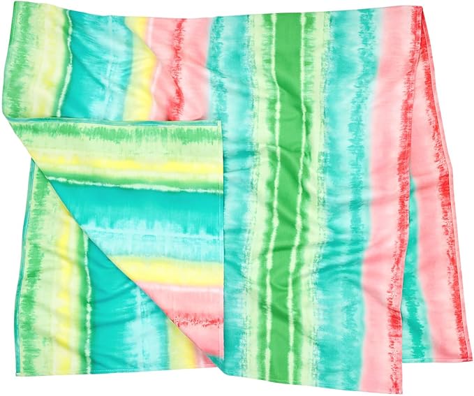 Dock & Bay Beach Towel - Quick Dry, Sand Free - Compact, Lightweight - 100% Recycled - Includes Bag - Watermelon Sugar - Extra Large (200x90cm, 78x35)