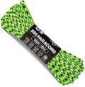 Atwood Rope MFG 550 Paracord 100 Feet 7-Strand Core Nylon Parachute Cord Outside Survival Gear Made in USA | Lanyards, Bracelets, Handle Wraps, Keychain (Gecko)