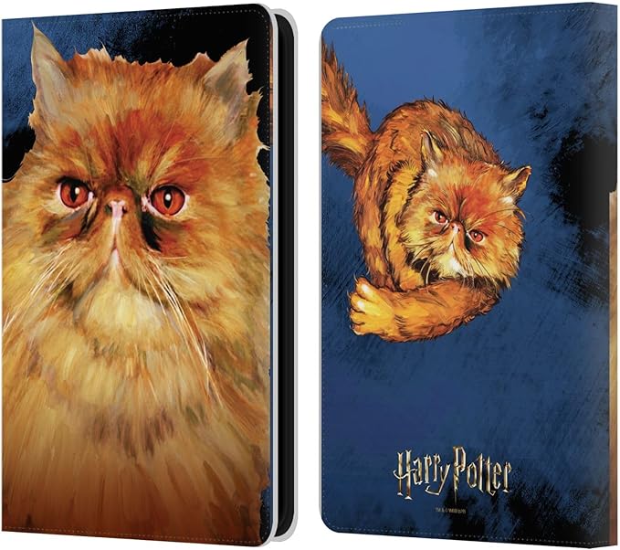 Head Case Designs Officially Licensed Harry Potter Crookshanks Prisoner of Azkaban II Leather Wallet Case Compatible with Amazon Kindle 11th Gen 6in 2022