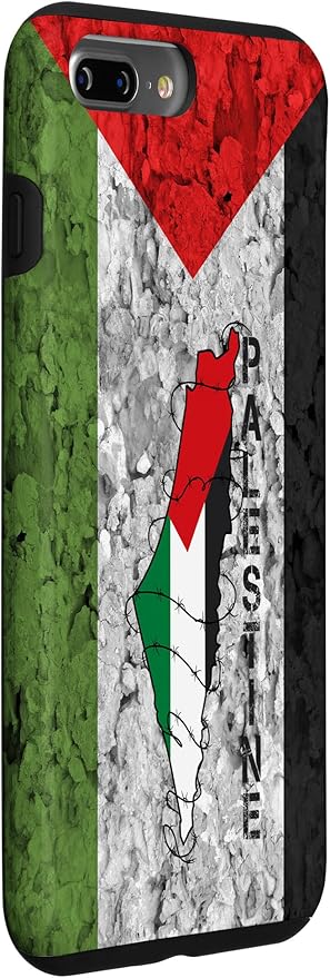 Kufiya PALESTINE Keffiyeh flag, Palestinian Map pattern Case for iPhone 7 Plus/8 Plus