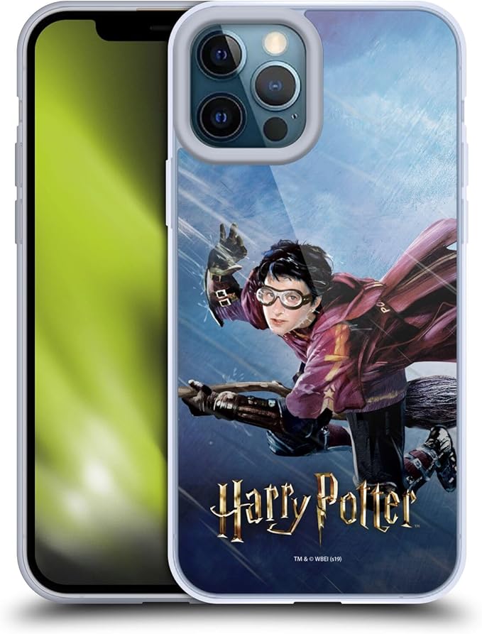 Head Case Designs Officially Licensed Harry Potter Quidditch 1 Prisoner of Azkaban II Gel Case [Military Grade Protection] Compatible with Apple iPhone 12 Pro Max and Compatible with MagSafe