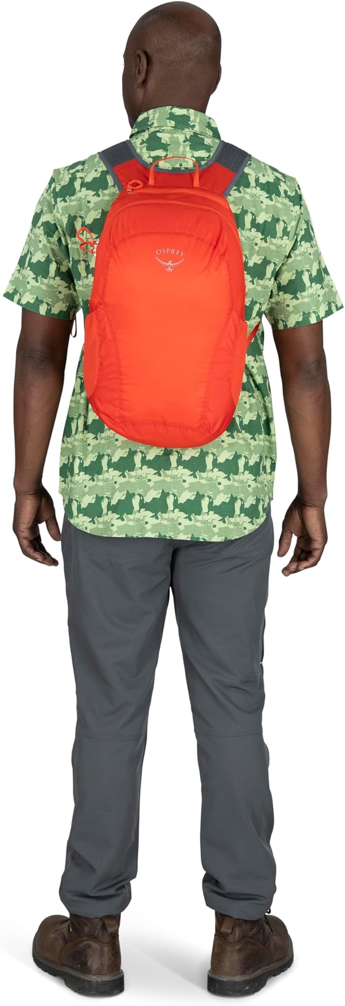 Osprey Ultralight Collapsible Stuff Pack - Lightweight, Packable Travel Backpack — Extra Bag For Travel and Every Day — 18 L Capacity Daypack to Expand Luggage, Tundra Green | Ultralight, Stuff Pack