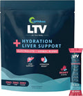 UpWellness LTV Liver Hydration Packets - Electrolytes Powder Packets for Instant Hydration and Liver Support - Physician-Formulated - Zero Added Sugar - 30 Packets - Delicious Berry Flavor