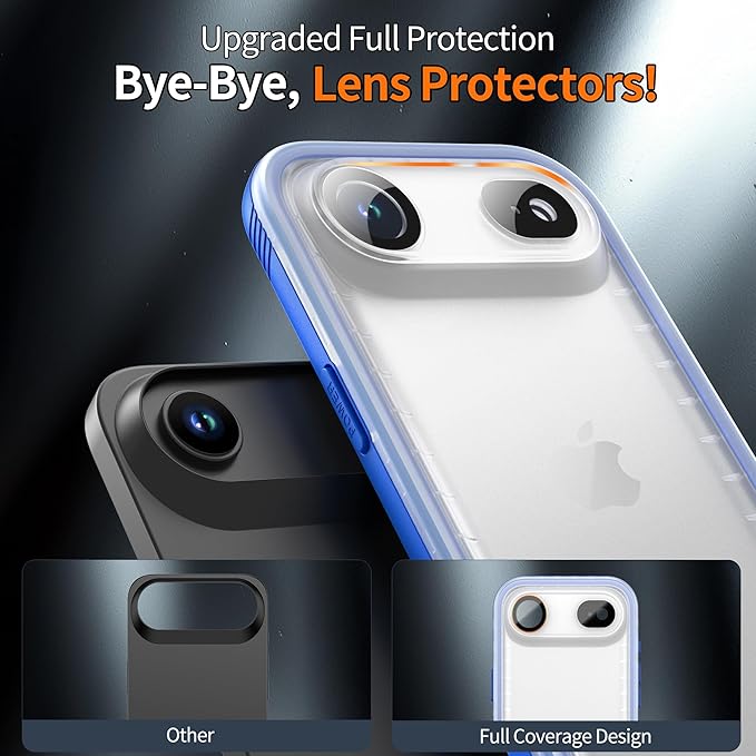 Cozycase TOP Waterproof Case for iPhone Air - Military Heavy Duty 360 Shockproof Full Body with Screen Camera Protector Double IP68 Water Dust Drop Proof Hard Rugged Tough Front Back Slim Cover