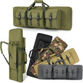 DULCE DOM 32/36/42/48/52 inch Double Rifle Case Soft Gun Bag for Rifles Pistols Storage & Transportation, All Around Shooting Range Tactical Backpack for Hunters Shooters, Gift for Boyfriend, Husband