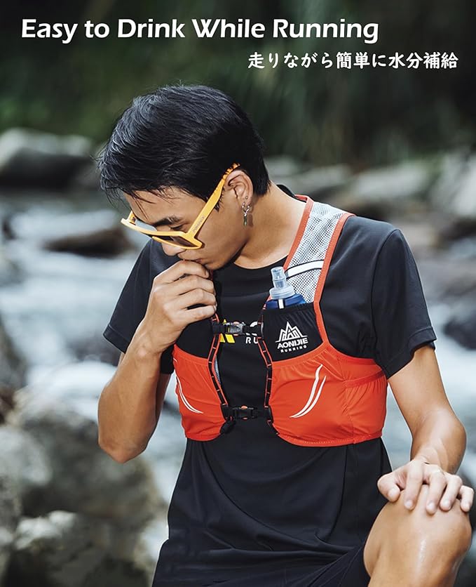 TRIWONDER Hydration Vest 2.5L Ultra Trail Running Backpack Hydration Pack Marathon Vest Lightweight Outdoor Hiking Cycling Daypack
