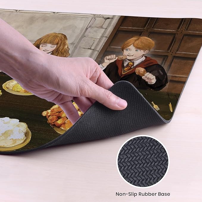 Head Case Designs Officially Licensed Harry Potter Gryffindor Table Graphics 37.4 x 15.75 x 0.16 inches (900 x 400 mm) - XL Gaming Office Desk PC Keyboard Mouse Mat Pad
