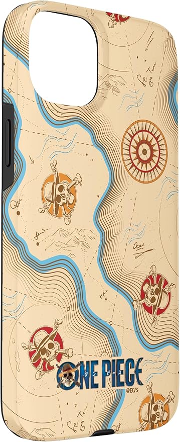 One Piece Map Officially Licensed Case for iPhone 15 Plus