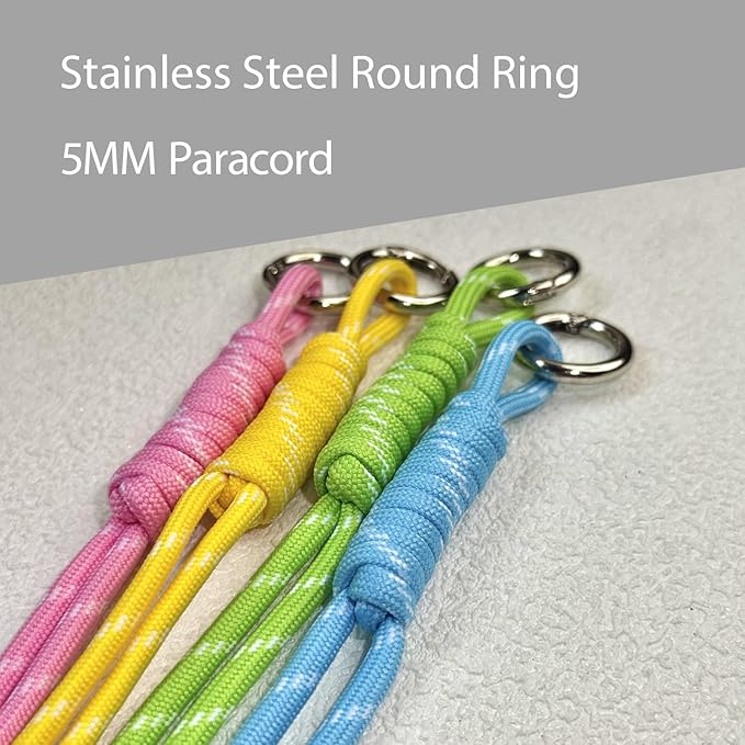 paracord Charm Bag Keychain Accessories，Rope Bag Charms for Handbag Y2k Accessories Purse Hanging Ornament