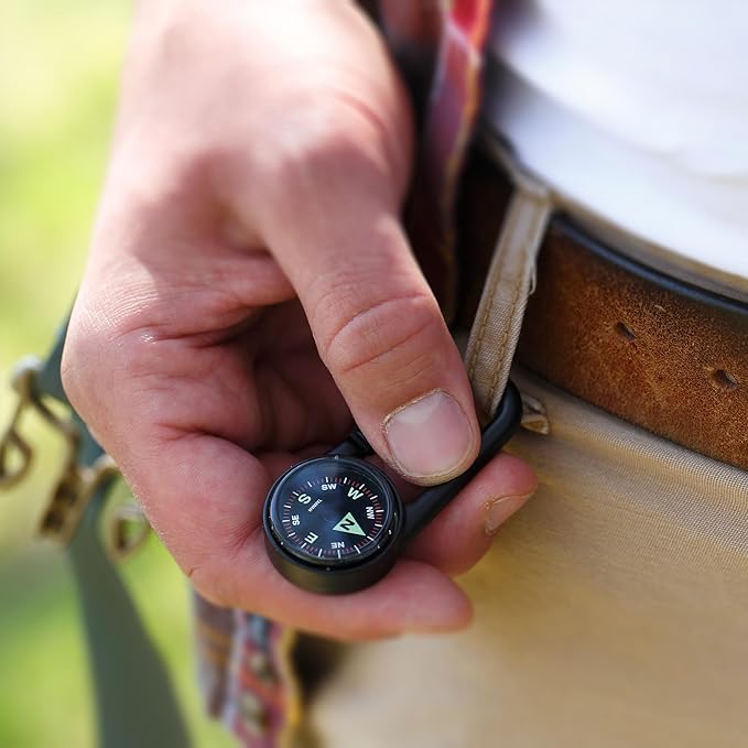 Coghlan’s Outdoor Compasses for Hiking, Camping, Survival & Orienteering – Map, Lensatic, Liquid-Filled, Wrist, Carabiner & Pocket Navigation Tools