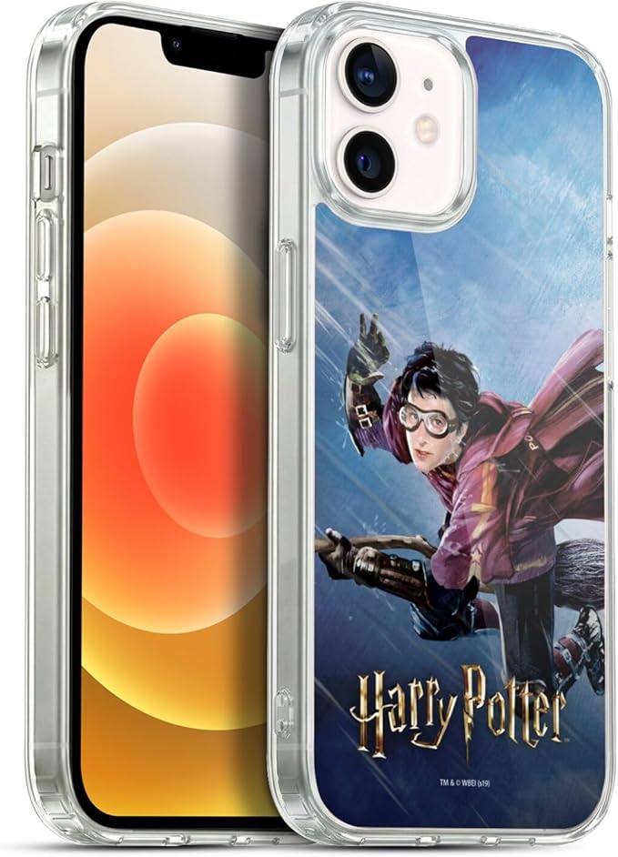 Head Case Designs Officially Licensed Harry Potter Quidditch 1 Prisoner of Azkaban II Gel Case [Military Grade Protection] Compatible with Apple iPhone 12 / iPhone 12 Pro and Compatible with MagSafe