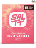 SALTT Electrolytes Powder Packets, Fruit Variety Pack (15 Packets) - Magnesium, Potassium, Sodium, Trace Minerals - Vegan & Gluten Free - Travel Essentials - Made in USA