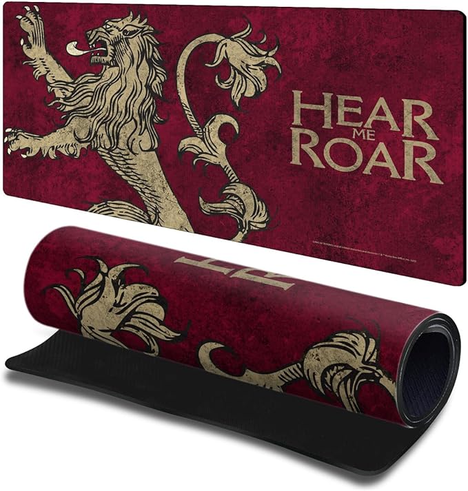 Head Case Designs Officially Licensed HBO Game of Thrones House Lannister Graphic Art 23.62 x 11.81 x 0.12 inches (600 x 300 mm) - L Gaming Office Desk PC Keyboard Mouse Mat Pad