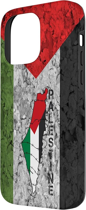 Kufiya PALESTINE Keffiyeh flag, Palestinian Map pattern Case for iPhone 14 Pro Max