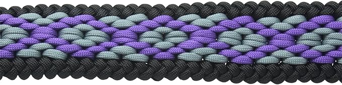 Ten Point Gear® 550 Paracord Guitar Strap - Full Grain Leather Ends for Music Playing Comfort, Stability, and Durability.