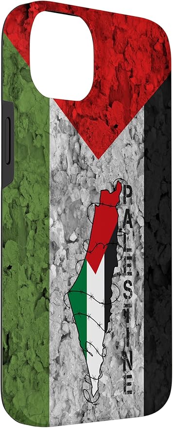 Kufiya PALESTINE Keffiyeh flag, Palestinian Map pattern Case for iPhone 14 Plus