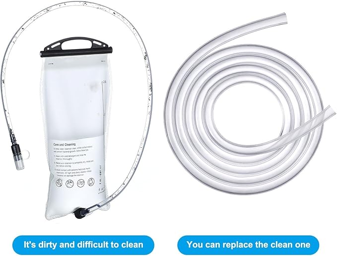 Pangda 3 Pcs Hydraulics Reservoir Hose Replacement Hydration Non Kinking Drink Tube 59 Inches Long Drinking Tubes Bite Bottle Water Bladder Hose for Sports Bladder Backpack System Packs