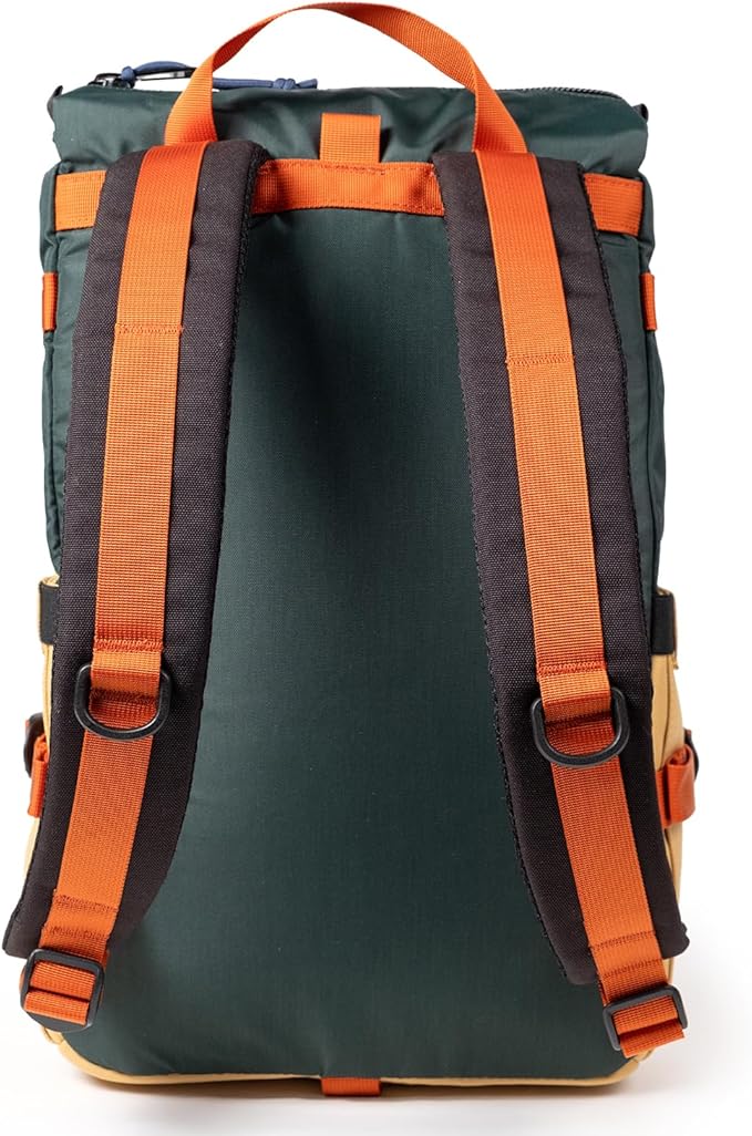 Topo Designs Rover Pack Classic - Daily Daypack for Commutes, Day Trips, Hikes, Iconic Denver Design, PFAS-Free, Fair Trade, BlueSign Backpack (Forest/Goldenrod)