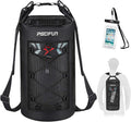 Piscifun Dry Bag, Waterproof Floating Backpack 10L/20L/30L/40L with Waterproof Phone Case for Boating, Kayaking, Fishing