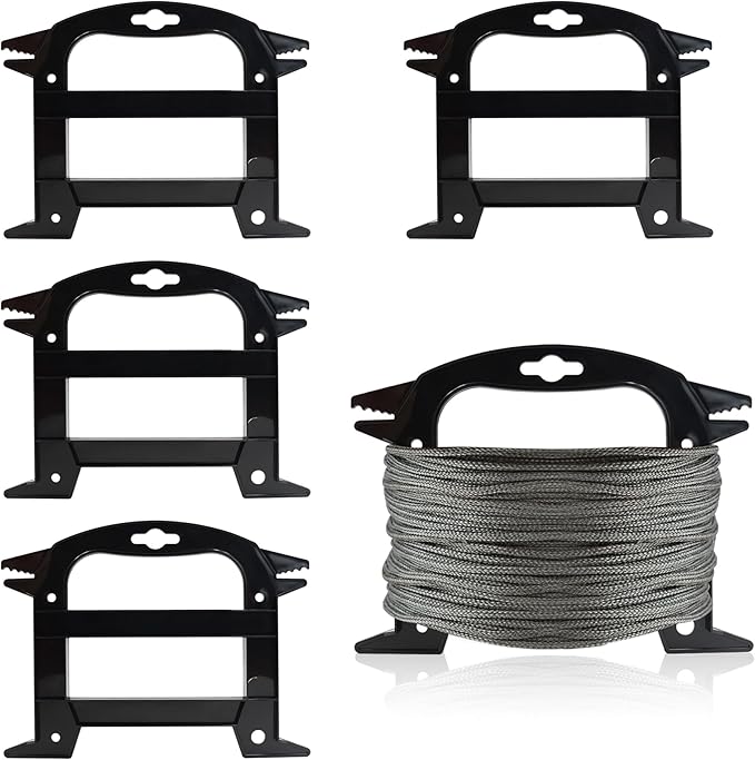Cord Winder Organizer Plastic Rope Winder 6 Inch Paracord Spool Cord Storage Reel Prevent Tangles Paracord Holder Organizer for Fishing Lines Cable Bobbins Ski Ropes