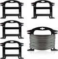 Cord Winder Organizer Plastic Rope Winder 6 Inch Paracord Spool Cord Storage Reel Prevent Tangles Paracord Holder Organizer for Fishing Lines Cable Bobbins Ski Ropes