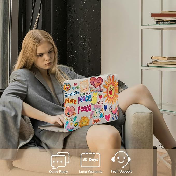 Protective Case for MacBook Pro 13 inch Retina 2015-2012 Release (Model A1502 A1425),13.3" Pretty Prints Hardshell Cover & Keyboard Cover for Laptop Pro 13.3",Cartoon