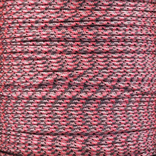 Paracord Planet 95lb Paracord – 1 Strand Type I Parachute Cord for Outdoors and DIY – Neon Pink Camo (50 ft)