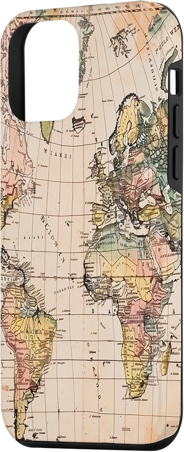 World Map ,Old Map of the World Case for iPhone 12 mini