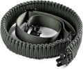 VVAAGG Two-Point Paracord Rifle Sling with Swivels, Non-Slip Gun Sling with Adjustable Length Strap